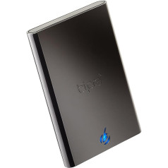 Bipra S2 2,5 collu USB 2.0 NTFS portatīvais ārējais cietais disks — melns (320 GB)