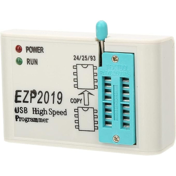 EZP2019 USB Programmer, High Speed USB EEPROM Flasher Programmer for 24 25 93 BIOS Flasher with Offline Copy Function Programmer USB Interface (#2)