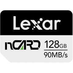 Lexar nCARD NM Card 128 GB, Up to 90 MB/s Read, Up to 70 MB/s Write, Nano Memory Card for Huawei Mobile Phone, Smartphones (LNCARD-128AMZN)