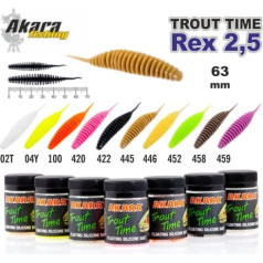 Silikona māneklis AKARA SOFTTAIL «Trout Time REX 2» 50 Shrimp