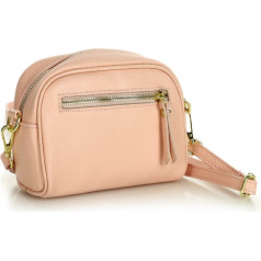 Ādas soma soma ādas telefona soma - MARCO MAZZINI rozā (4974-uniw)