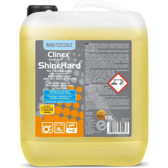 Skalošanas līdzeklis skalošanas līdzeklis cieta ūdens ēdināšanas trauku mazgājamām mašīnām CLINEX ShineHard 10L