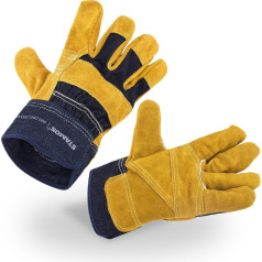 Кожаные рабочие перчатки из воловьей кожи XL Stamos SWG01