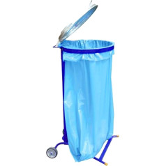 Подставка-держатель для мешков для мусора 240л передвижная на колесиках