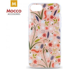 Mocco Spring Case Силиконовый чехол для Samsung G960 Galaxy S9 Розовый ( Белые Подснежники )