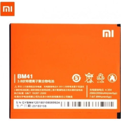 Xiaomi BM41 Oriģināla Baterija Mobilajam Telefonam Redmi 1S / M2a / 2050 mAh (OEM)