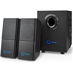 Nedis GSPR10021BK Skaļruņi 2.1 / Subwoofer / 30W / Melni