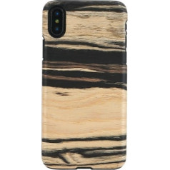 MAN&WOOD SmartPhone case iPhone X/XS white ebony black