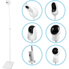 TIUIHU 35 collu vai 50 collu grīdas statīvs Philips Avent SCD845/843/833/923/921/630 mazuļu monitoram, VAVA un FAKEME mazuļu monitoram, eufy Security SpaceView bērnu monitoram un drošības bērnu monitoram