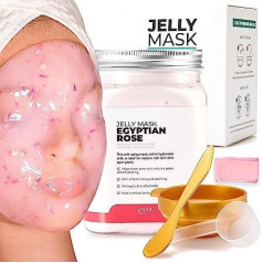 BRÜUN Peel Off Jelly Masks Premium Hydro Jelly Mask Egyptian Rose 652 g Face Masks Skaistuma sejas kopšana