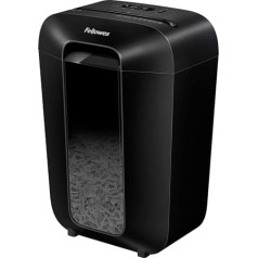 Fellowes Aktenvernichter 11 Blatt (P4), Papierschredder mit Partikelschnitt für Homeoffice und Büro, Powershred LX70, Schredder mit 18L Papierkorb und Sicherheitssperre, 4x40mm Cross-Cut Datenschutz