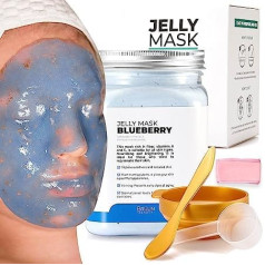 BRÜUN Peel Off Jelly Masks Premium Hydro Jelly Mask Blueberry Explosion 652 g Sejas maskas Skaistums Sejas kopšanai