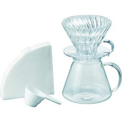 Hario V60 stikla pagatavošanas komplekts 600 ml caurspīdīgs S-VGBK-02-T