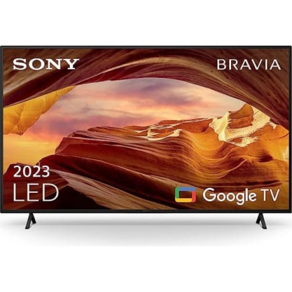 Sony BRAVIA KD-50X75WL LED 4K HDR Google televizora ekoloģiskais komplekts — mūsu ilgtspējības koncepcija Bravia kodola šaura rāmja dizains