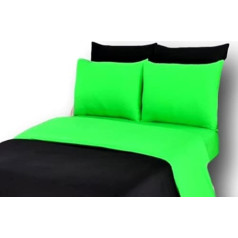 4 KOMPLEKTS OF 6 priekš un maināmas dinamiskas krāsas 100% kokvilnas segas pārvalks gultas veļas komplekts visu izmēru