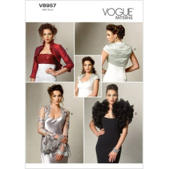 Vogue modeļi Vogue šūšanas raksti VGE 8957 A5 (6-8-10-12-14), daudzkrāsaini