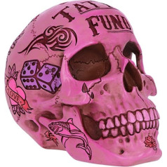 Nemesis Now Pink Skull Money Box 15cm