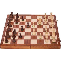 PRO NO 6 Mahogany Chess Set wooden chess set board & Storage 6