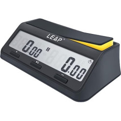 LEAP Chess Clock Digital Timer Extended for Game and Chess Timer with Bonus & Delay Count Down Upward Alarm