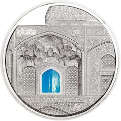 Jaudas monēta Tiffany Art Isfahan 3 unces sudraba monēta 20 $ Palau 2020