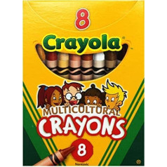 Crayola daudzkultūru krītiņi x 8