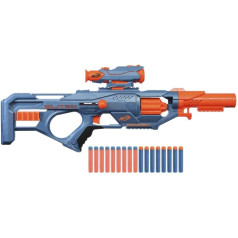 Nerf Elite 2.0 Eaglepoint RD-8 Blaster, 8-Dart Trommel, Abnehmbares Fernrohr un Abnehmbarer Lauf, 16 Nerf Darts, Bolzen