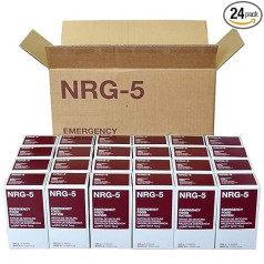 Ts Tactical Store Notverpflegung, Krisennahrung, NRG - 5, 1 cardboard box with 24 Packs of 500 g (9 tabs)