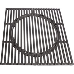 Denmay 43 x 42 cm cast iron grate system for Enders Monroe Pro 3, Enders Boston 3, Barbecook Manua 2, Barbecook Siesta 310, Landmann Triton 3&4, cast iron grill grate, pack of 2