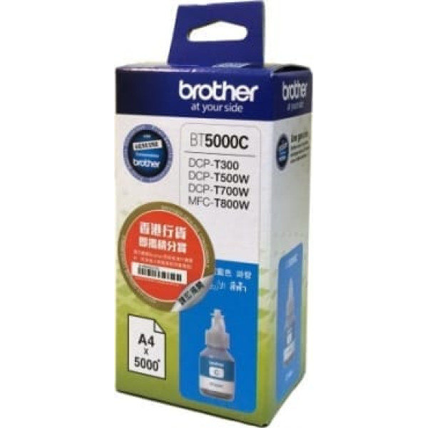 Brother Tinte bt5000c ciāna 5k paredzēta dcp-t300, dcp-t500w