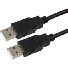 Gembird USB kabelis am-am 1,8m melns