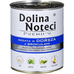 Dolina Noteci Premium Noteci Valley, rich in cod and broccoli - wet dog food - 800g