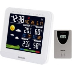 Sencor Weather station sws 5600 white clock alarm clock