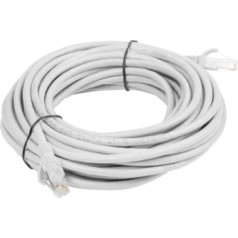 Patchcord cat.5e 10m gray fluke passed lanberg