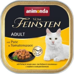 Animonda vom feinsten classic cat flavor: turkey in tomato sauce 100g