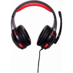 Gembird gaming usb 5.1 headphones with surround system black/red, microphone, volume control