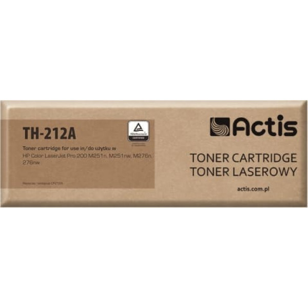 Actis th-212a toneris (aizvietotājs hp 131a cf212a, canon crg-731y; standarta; 1800 lapas; dzeltena)