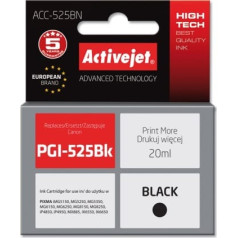 Activejet acc-525bn tinte (aizstājēja canon pgi-525pgbk; supreme; 20 ml; melna)