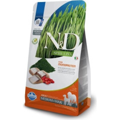 Farmina n&d spirulina siļķe pieaugušā med/maxi 7kg