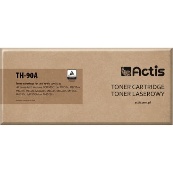 Actis th-90a toneris (maiņas hp 90a ce390a; standarta; 10 000 lappušu; melns)