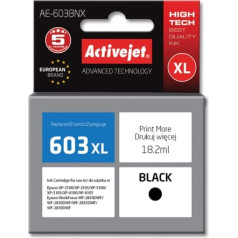 Activejet ae-603bnx tinte (aizvietotājs epson 603xl t03a14; supreme; 18,2 ml; melna)