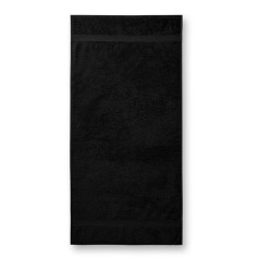 Махровое полотенце Malfini MLI-90301 черный / 50 x 100 см