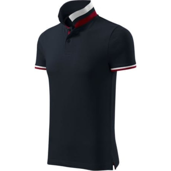 Malfini Collar Up M MLI-25677 tumši tumšs / S polo krekls