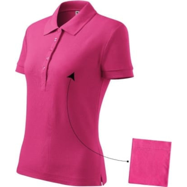 Malfini Cotton polo krekls W MLI-21340 purpursarkans / XL