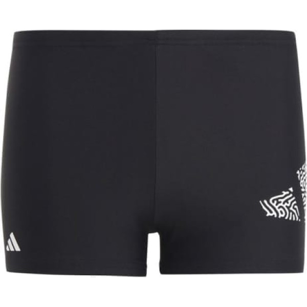 Peldbikses Adidas 3 Bar Log Boxer Jr HR7480 / 140 cm