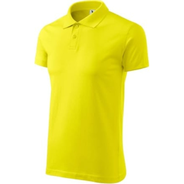 Malfini Single J. M MLI-20296 polo krekls citrons / M