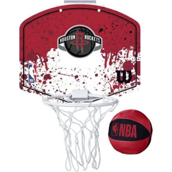 Basketbola aizmugure Wilson NBA Team Houston Rockets Mini Hoop WTBA1302HOU / One size