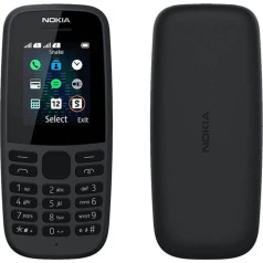 Nokia 105 melns GSM tālrunis