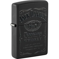 Dāvanu komplekts - šķiltavas Zippo 48460 Jack Daniel's® un ādas futrālis