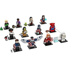 LEGO Marvel Series 1 pilns komplekts, kurā ir 12 minifigūras 71031 (kastē)