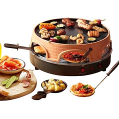 Emerio Pizza Oven, Pizzarette the Original, 3 in 1 Pizza Raclette Grill, Patented Design, for Mini Pizza, Real Family Fun for 6 People, PO-113255.4